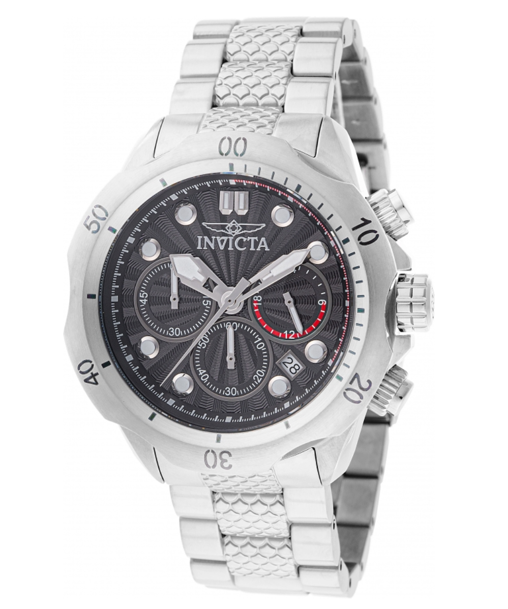 Invicta Venom Mid-Size Mens 47mm Sunray Dial Stainless Quartz Chrono Watch 47750-Klawk Watches