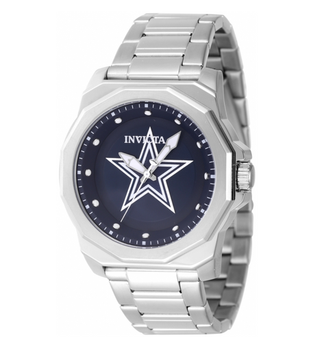 Invicta NFL Dallas Cowboys Men's 42mm Blue Dial Stainless Quartz Watch 47920-Klawk Watches