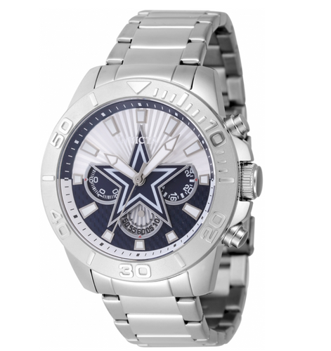 Invicta NFL Dallas Cowboys Men's 45mm Quartz Chronograph Watch 47932-Klawk Watches