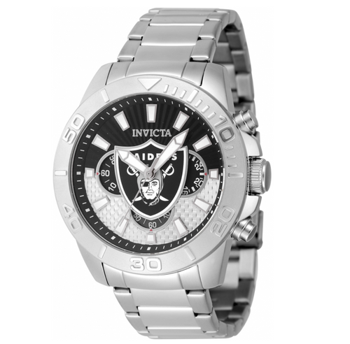 Invicta NFL Las Vegas Raiders Men's 45mm Quartz Chronograph Watch 47934-Klawk Watches