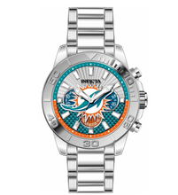 Load image into Gallery viewer, Invicta NFL Miami Dolphins Men&#39;s 45mm Quartz Chronograph Watch 47936-Klawk Watches
