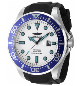 Invicta Mega Pro Diver 60mm Men's Quartz Watch White Lume Dial 48032-Klawk Watches