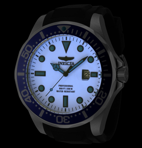 Invicta Mega Pro Diver 60mm Men's Quartz Watch White Lume Dial 48032-Klawk Watches