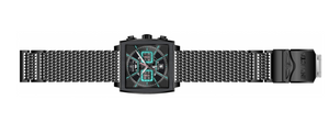 Invicta S1 Rally Cuadro Men's Midnight Pulse 45mm Black Chrono Watch 48037 RARE-Klawk Watches