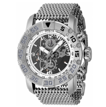 Load image into Gallery viewer, Invicta Racing JM Limited Ed Men&#39;s 48mm Silver Mesh Skeleton Chrono Watch 48053-Klawk Watches
