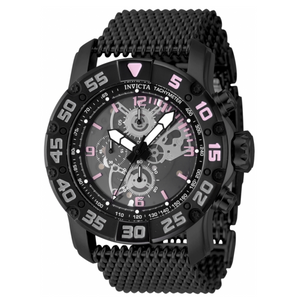 Invicta Racing JM Limited Edition Men's 48mm Black Skeleton Chrono Watch 48054-Klawk Watches