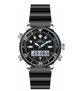 Invicta Pro Diver Men's 46.5mm Black Dual Time Digital Ana-Digi Watch 48367-Klawk Watches