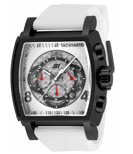 Invicta S1 Arctic Edge Men’s 48mm Chronograph Watch Carbon Fiber Dial 48432-Klawk Watches