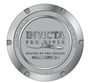 Invicta Pro Diver Miami Edition Men's 52mm Scuba Wave 200M Quartz Watch 48515-Klawk Watches