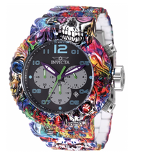 Load image into Gallery viewer, Invicta Pro Diver Hydroplated Men&#39;s 52mm Color Shift Skulls Chrono Watch 48551-Klawk Watches
