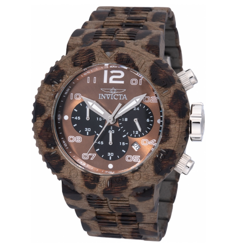 Invicta Pro Diver Shadow Leopard Men's 52mm Hydroplated Chrono Watch 48620-Klawk Watches