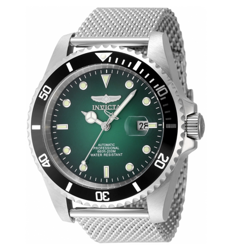 Invicta Pro Diver Automatic Men's 47mm Emerald Fume Dial Bracelet Watch 48630-Klawk Watches