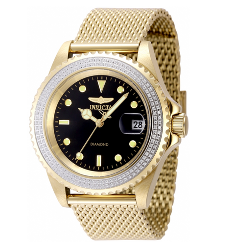Invicta Elite Automatic 0.59ct Diamond Bezel 40mm Gold Men’s Watch 48745-Klawk Watches