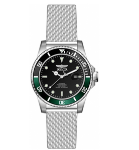Invicta Pro Diver Emerald Shadow Automatic Men's 47mm Stainless Mesh Watch 48887-Klawk Watches