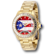Load image into Gallery viewer, Invicta Pro Diver Puerto Rico Edition Lady 38mm Gold 38 Crystals Watch 49615-Klawk Watches
