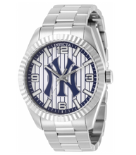 Load image into Gallery viewer, Invicta MLB New York NY Yankees Men's 43mm Silver Stainless Quartz Watch 49862-Klawk Watches
