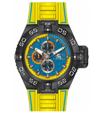 Load image into Gallery viewer, Invicta Subaqua Noma IV Men's 50mm Blue &amp; Yellow Day Date Quartz Watch 49877-Klawk Watches
