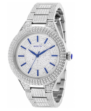 Load image into Gallery viewer, Invicta Lux Iced Out Ladies 38mm Essex Silver 664 Crystals Quartz Watch 49923-Klawk Watches
