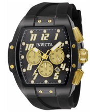 Load image into Gallery viewer, Invicta S1 Rally Vortce Black Gold Chronograph Men's 47mm Ultralight Watch 49982-Klawk Watches
