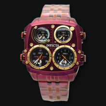Load image into Gallery viewer, Invicta Aviator Zulu Time 4 Time Zone Men's 50mm Burgundy Red Quartz Watch 50656-Klawk Watches
