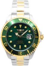 Load image into Gallery viewer, Invicta Pro Diver Automatic 35727 Men's 47mm Green Dial Two Tone Gold Watch-Klawk Watches
