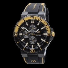 Load image into Gallery viewer, TechnoMarine Racing Legends TM-525040 Men's 43mm Black Tan Day Date Quartz Watch-Klawk Watches
