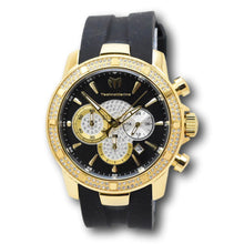 Load image into Gallery viewer, TechnoMarine UF6 TM-621011 Men's 45mm Gold Crystal Chronograph Black Watch-Klawk Watches
