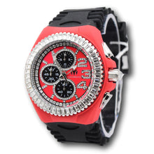 Load image into Gallery viewer, TechnoMarine Cruise JellyFish Mens 45mm Red 260 Crystals Chrono Watch TM-121185-Klawk Watches
