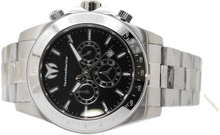 Load image into Gallery viewer, TechnoMarine Grand Manta Ray Mens 47mm Black Dial Quartz Chrono Watch TM-220125-Klawk Watches
