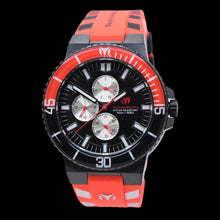 Load image into Gallery viewer, TechnoMarine Racing Legends Men's 43mm Red Black Dial Day Date Watch TM-525039-Klawk Watches
