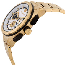Load image into Gallery viewer, TechnoMarine Ocean Nomad Men's 43mm Silver Dial Gold Chronograph Watch TM-318093-Klawk Watches
