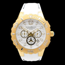 Load image into Gallery viewer, TechnoMarine Cruise Medusa Mens 44mm White Gold Chronograph Watch TM-115077-Klawk Watches
