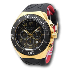 Load image into Gallery viewer, Technomarine Ocean Manta Men's 48mm Black Dial Gold Sport Chrono Watch TM-215066-Klawk Watches
