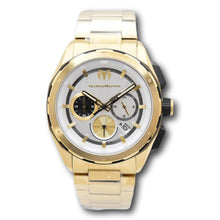 Load image into Gallery viewer, TechnoMarine Ocean Nomad Men's 43mm Silver Dial Gold Chronograph Watch TM-318093-Klawk Watches
