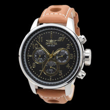 Load image into Gallery viewer, Invicta S1 Rally Men's Black Dial 48mm Day Date Brown Leather Quartz Watch 23597-Klawk Watches
