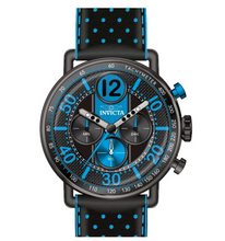 Load image into Gallery viewer, Invicta Racing Men's 44mm Blue &amp; Black Leather Japan Chronograph Watch 49367-Klawk Watches
