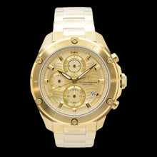 Load image into Gallery viewer, TechnoMarine Oceanico Triple Gold Mens 4mm Stainless Sport Chrono Watch TM325017-Klawk Watches
