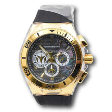 Load image into Gallery viewer, Technomarine Cruise California Men's 47mm Black Pearl Dial Gold Chrono Watch-Klawk Watches
