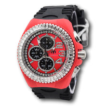 Load image into Gallery viewer, TechnoMarine Cruise JellyFish Mens 45mm Red 260 Crystals Chrono Watch TM-121185-Klawk Watches
