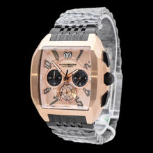 Load image into Gallery viewer, TechnoMarine Aqua Quadrant Men's 41mm Rose Gold Dial Black Chrono Watch TM226015-Klawk Watches
