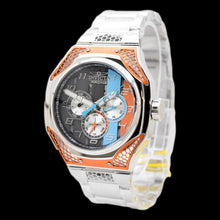 Load image into Gallery viewer, Invicta Racing Hex Racer Men's 46mm Orange Blue Day Date Quartz Watch 50063-Klawk Watches

