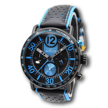 Load image into Gallery viewer, Invicta Racing Men's 44mm Blue &amp; Black Leather Japan Chronograph Watch 49367-Klawk Watches
