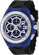 Load image into Gallery viewer, TechnoMarine Cruise JellyFish Mens 45mm Blue 260 Crystals Chrono Watch TM-121182-Klawk Watches
