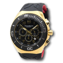 Load image into Gallery viewer, Technomarine Ocean Manta Men's 48mm Black Dial Gold Sport Chrono Watch TM-215066-Klawk Watches
