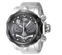 Load image into Gallery viewer, Invicta Venom Dark Knight Men's 54mm Mesh Bracelet Swiss Chronograph Watch 48169-Klawk Watches
