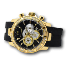 Load image into Gallery viewer, TechnoMarine UF6 TM-621011 Men's 45mm Gold Crystal Chronograph Black Watch-Klawk Watches
