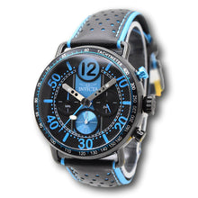 Load image into Gallery viewer, Invicta Racing Men's 44mm Blue &amp; Black Leather Japan Chronograph Watch 49367-Klawk Watches

