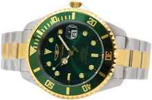 Load image into Gallery viewer, Invicta Pro Diver Automatic 35727 Men's 47mm Green Dial Two Tone Gold Watch-Klawk Watches
