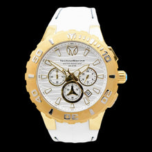 Load image into Gallery viewer, TechnoMarine Cruise Medusa Mens 44mm White Gold Chronograph Watch TM-115077-Klawk Watches

