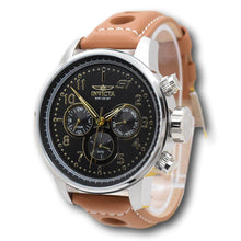 Load image into Gallery viewer, Invicta S1 Rally Men's Black Dial 48mm Day Date Brown Leather Quartz Watch 23597-Klawk Watches
